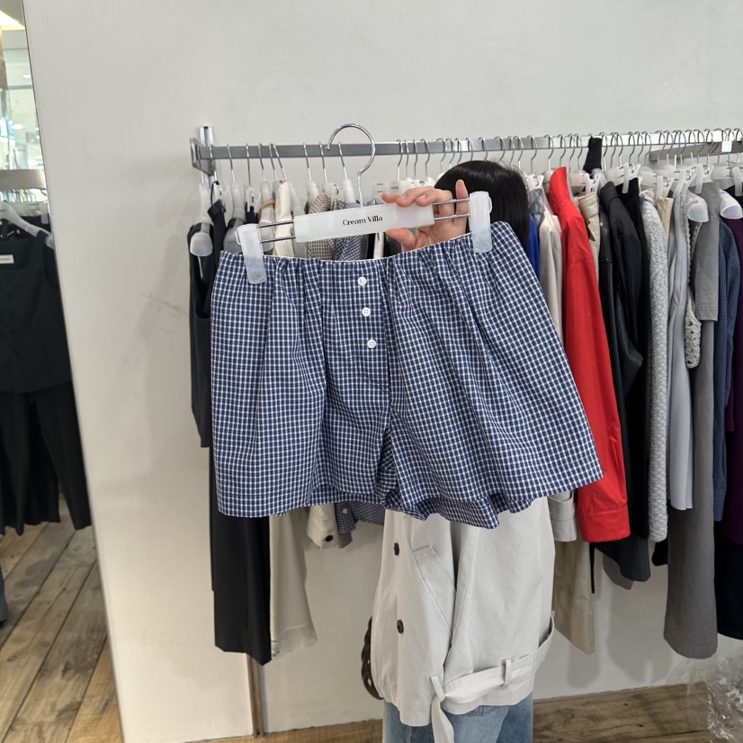 CREAM VILLA韓國東大門代購女士新款時尚短褲CREAMVILLA短褲圖色1