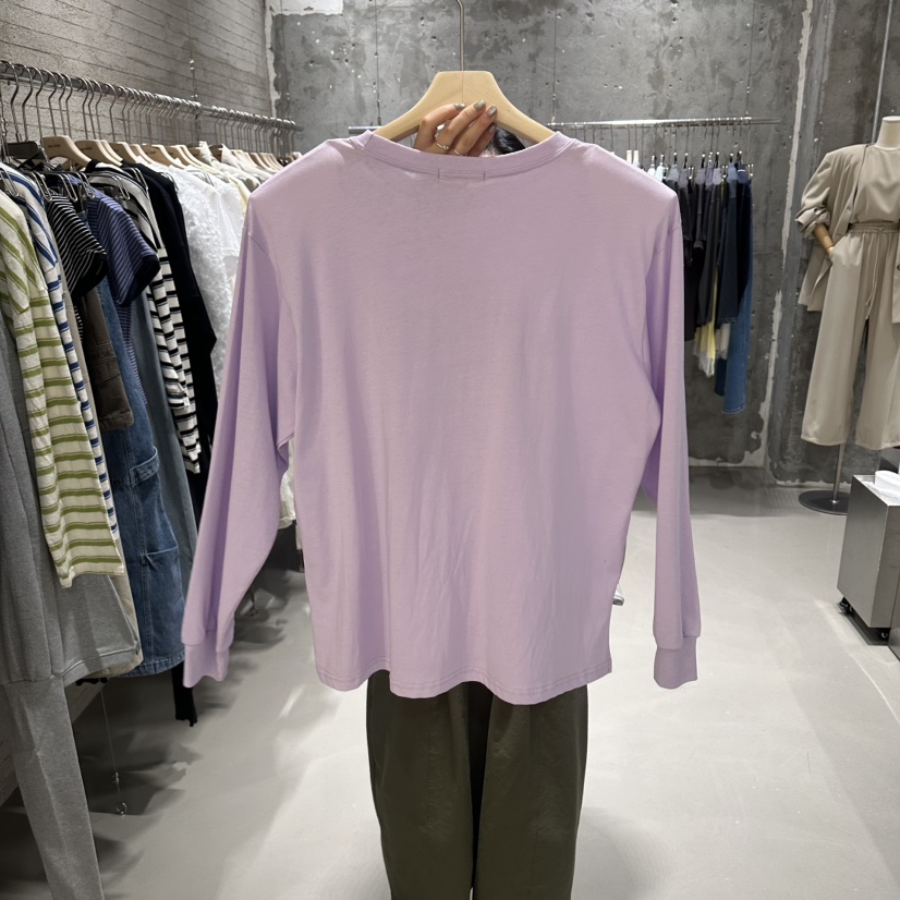 JUNI韓國東大門直郵女裝新款職業人氣休閑時尚26春夏長袖T恤my juni長袖T恤