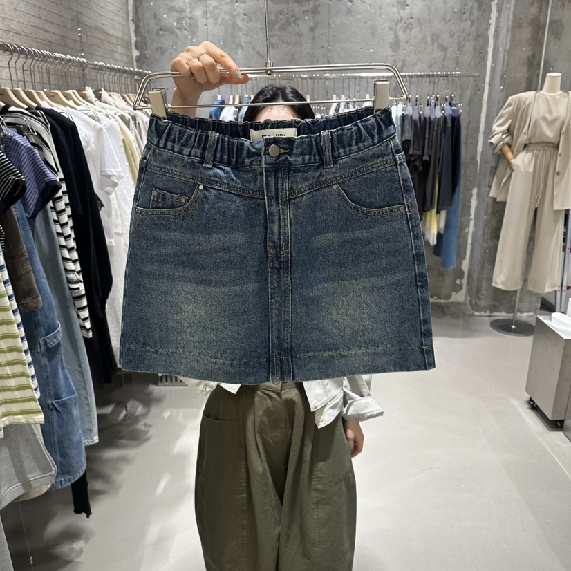 JUNI韓國直郵實拍女士新品推薦職業熱賣休閑人氣26春夏裙褲my juni裙褲圖色1