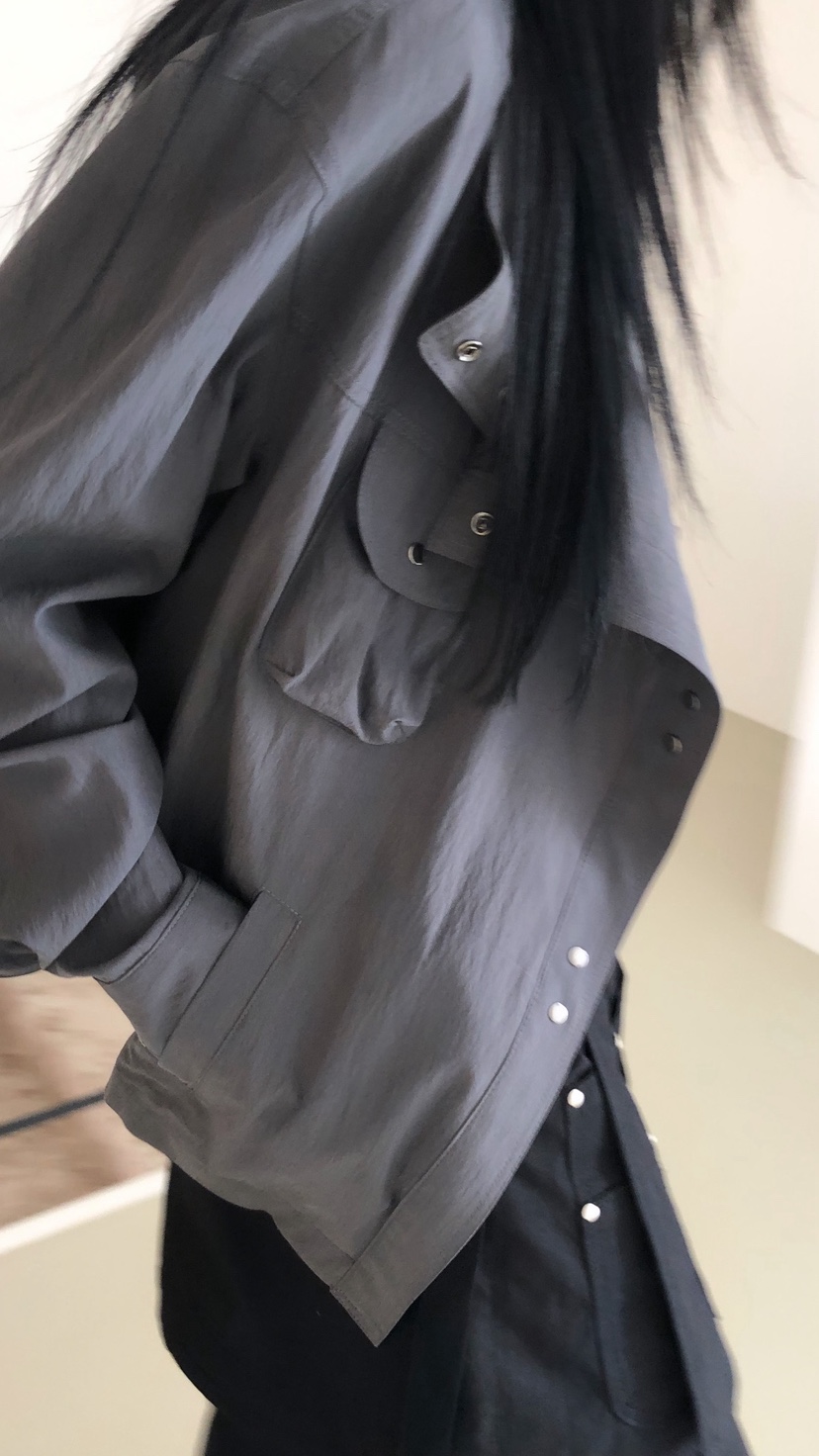 OVER RICH韓國代購女士新品推薦職業熱賣26春夏外套不對稱OVER RICH外套