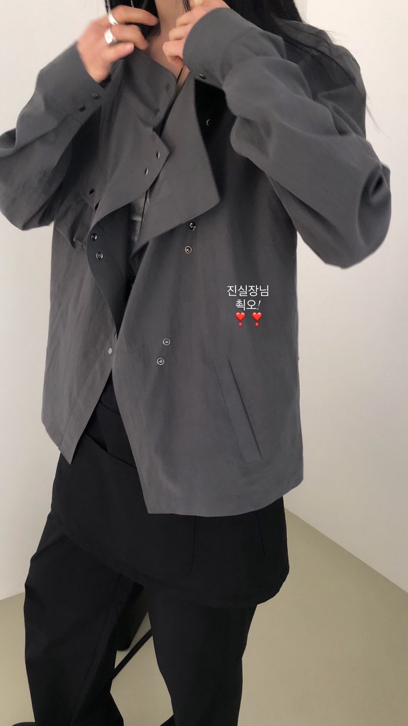 OVER RICH韓國代購女士新品推薦職業熱賣26春夏外套不對稱OVER RICH外套