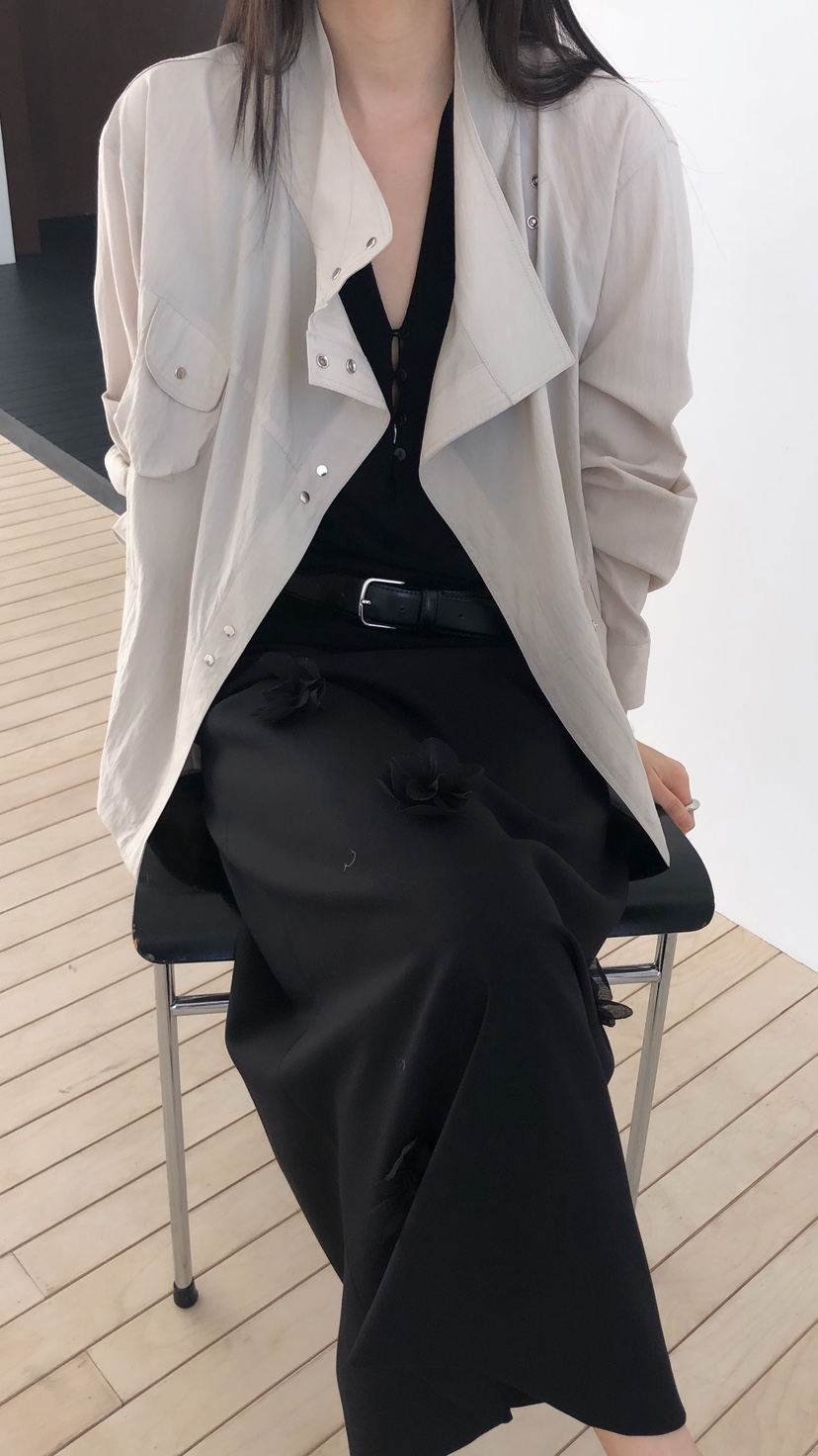 OVER RICH韓國代購女士新品推薦職業熱賣26春夏外套不對稱OVER RICH外套