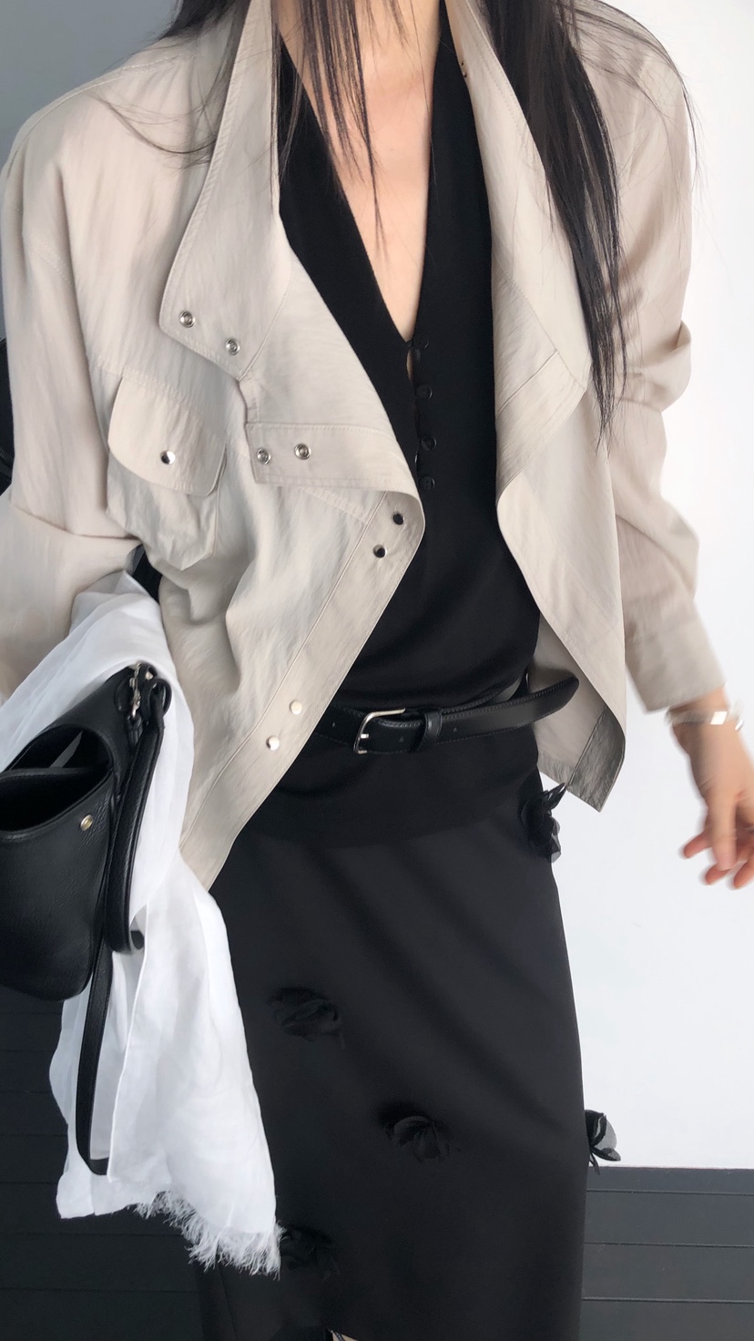 OVER RICH韓國代購女士新品推薦職業熱賣26春夏外套不對稱OVER RICH外套