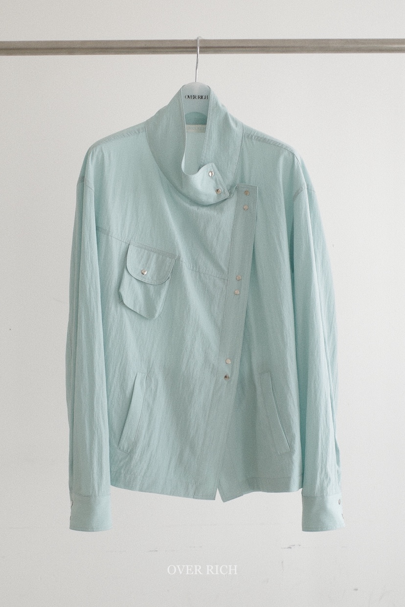 OVER RICH韓國代購女士新品推薦職業熱賣26春夏外套不對稱OVER RICH外套圖色1