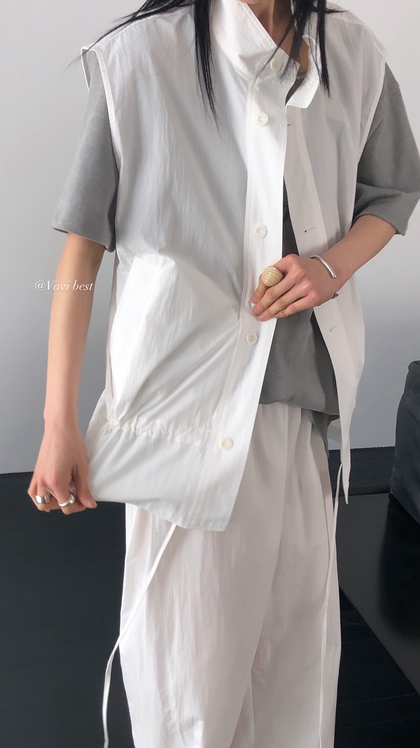 OVER RICH韓國直郵實拍女士新款26春夏推薦人氣時尚馬甲OVER RICH馬甲