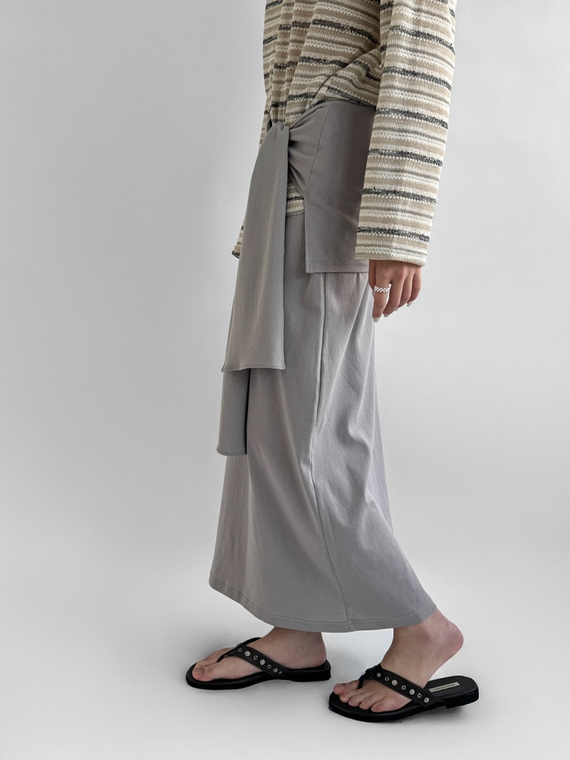 CM韓國直郵實拍女裝新款職業26春夏時尚休閑人氣推薦長裙CM_centimeter長裙