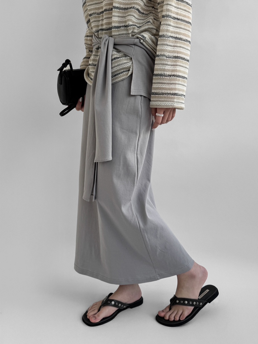 CM韓國直郵實拍女裝新款職業26春夏時尚休閑人氣推薦長裙CM_centimeter長裙