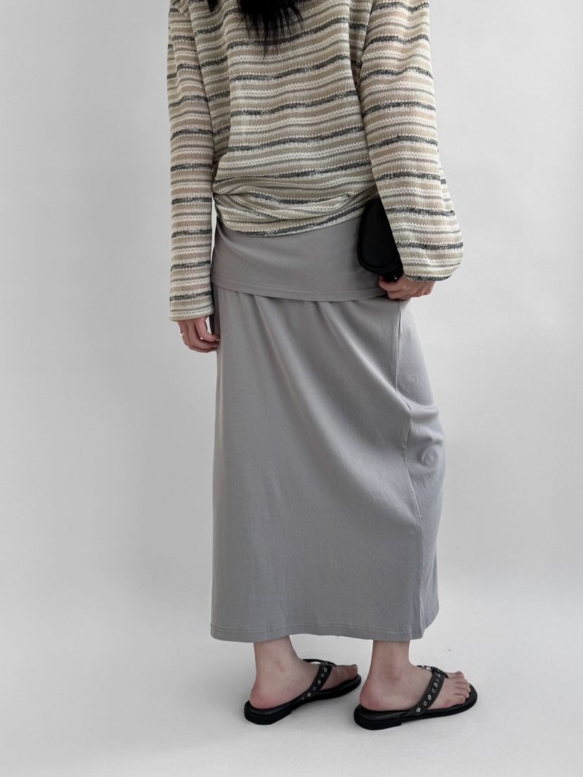 CM韓國直郵實拍女裝新款職業26春夏時尚休閑人氣推薦長裙CM_centimeter長裙