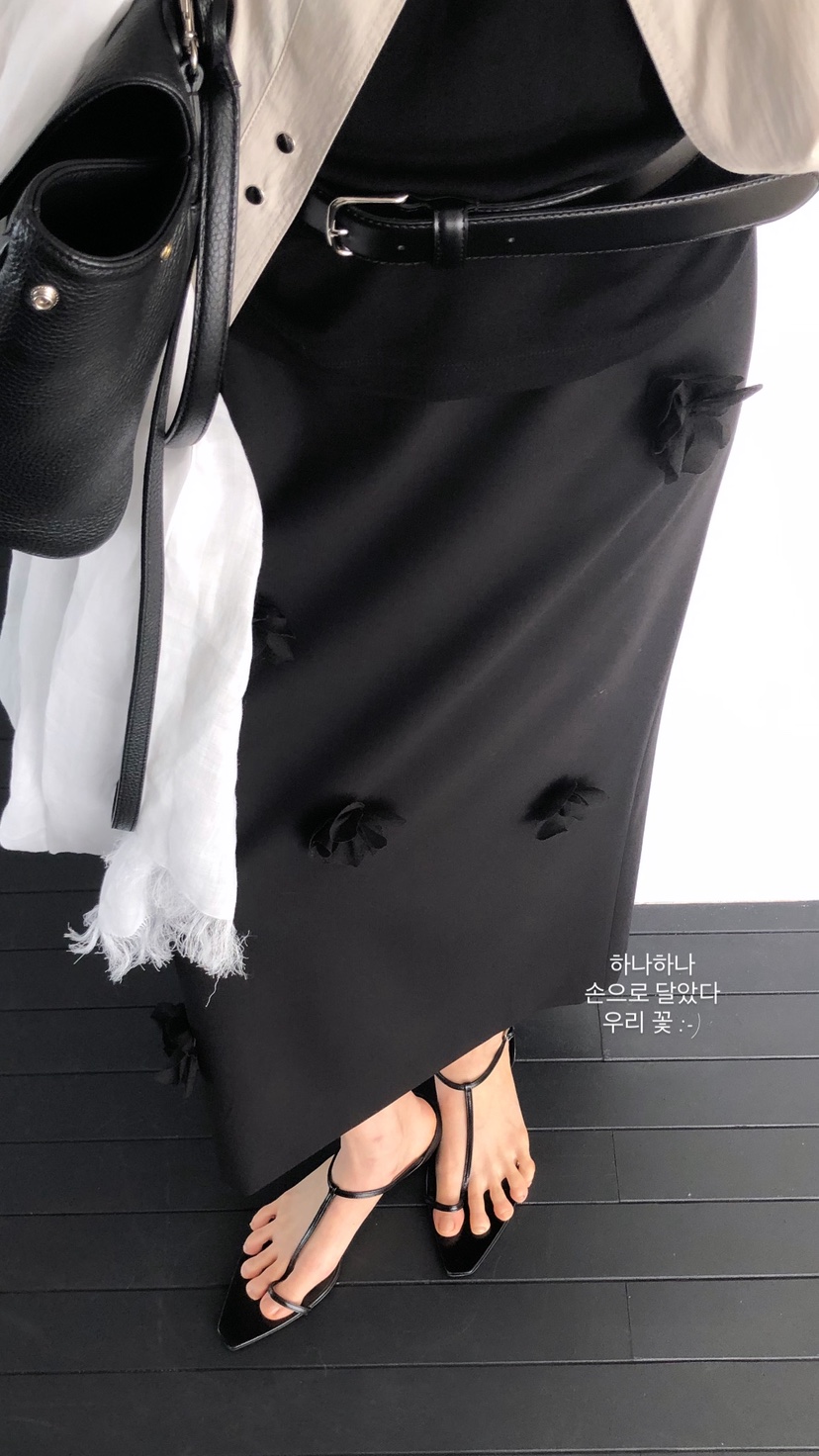 OVER RICH韓國直郵女士新品職業26春夏熱賣休閑時尚長裙OVER RICH長裙