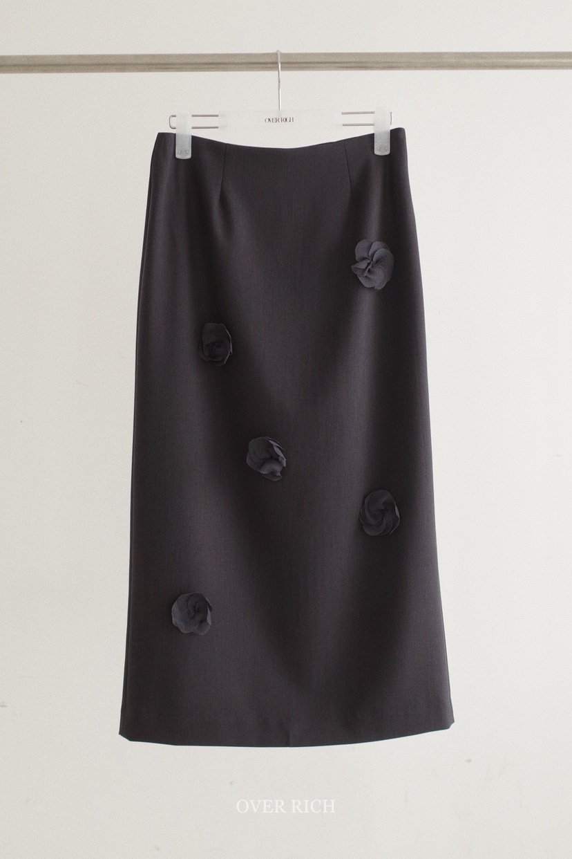 OVER RICH韓國直郵女士新品職業26春夏熱賣休閑時尚長裙OVER RICH長裙圖色3