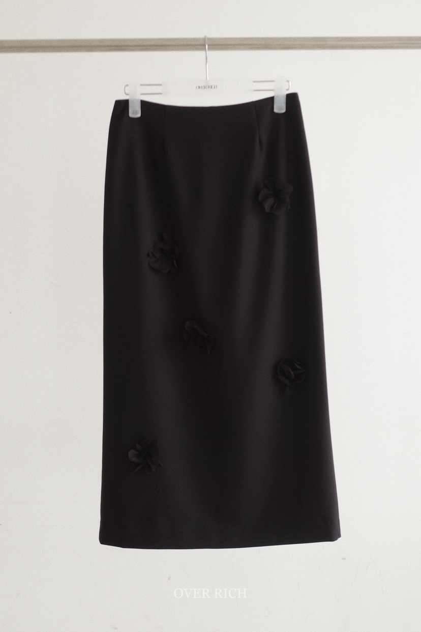 OVER RICH韓國直郵女士新品職業26春夏熱賣休閑時尚長裙OVER RICH長裙圖色4