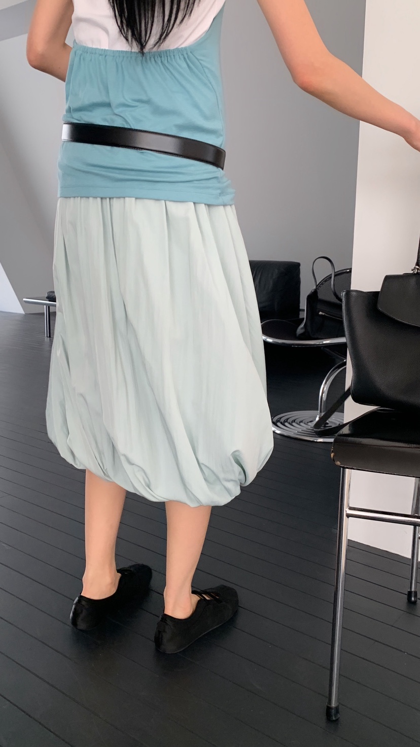 OVER RICH韓國代購女士新款時尚26春夏職業半身裙中短裙OVER RICH半身裙/中短裙