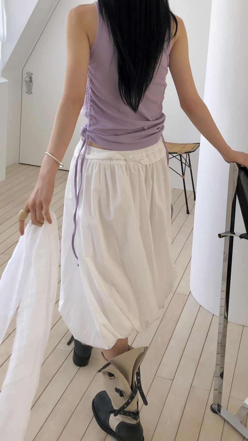 OVER RICH韓國代購女士新款時尚26春夏職業半身裙中短裙OVER RICH半身裙/中短裙