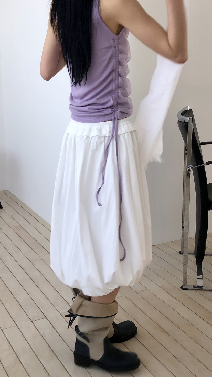 OVER RICH韓國代購女士新款時尚26春夏職業半身裙中短裙OVER RICH半身裙/中短裙