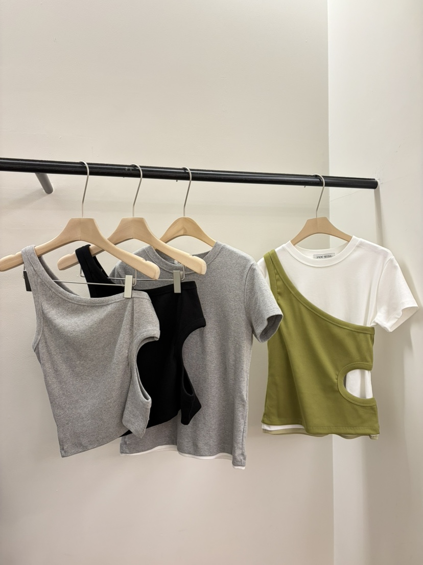 JADEMARKET韓國直郵女裝新款時尚推薦職業熱賣26春夏吊帶背心JADE MARKET吊帶/背心圖色2左二色