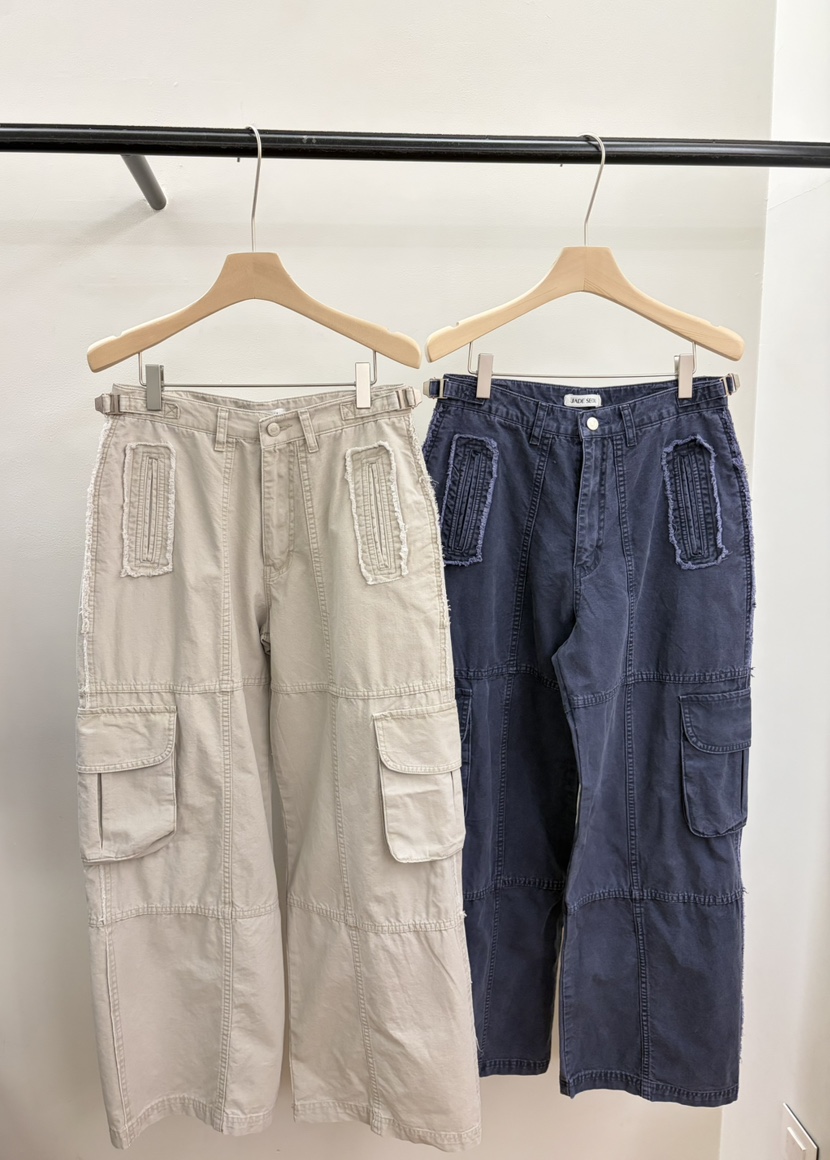 JADEMARKET韓國直郵實拍女裝新品時尚熱賣職業人氣牛仔褲JADE MARKET牛仔褲圖色2左二色