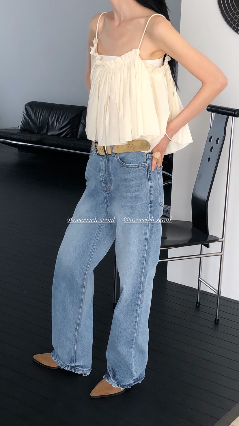 OVER RICH韓國代購女士新款人氣26春夏推薦時尚吊帶背心OVER RICH吊帶/背心