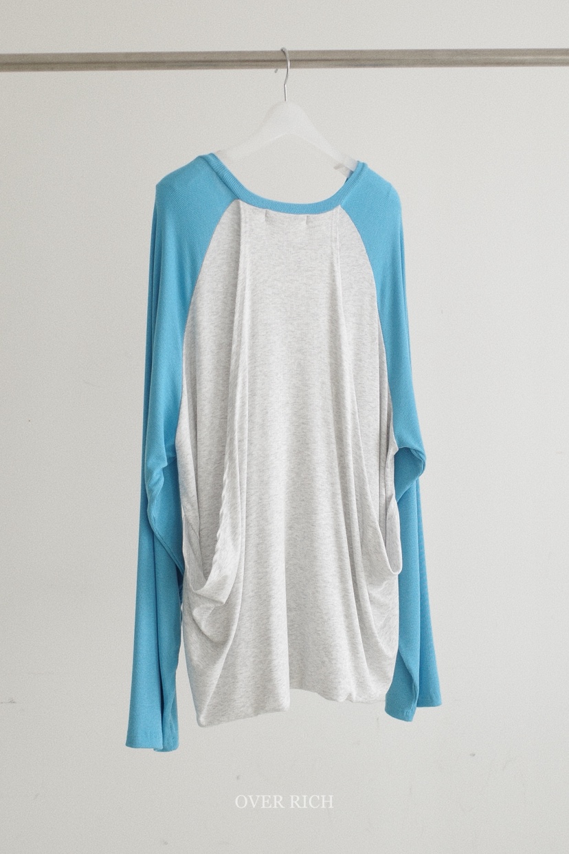 OVER RICH韓國東大門代購女士新品人氣休閑職業T恤插肩袖OVER RICHT恤