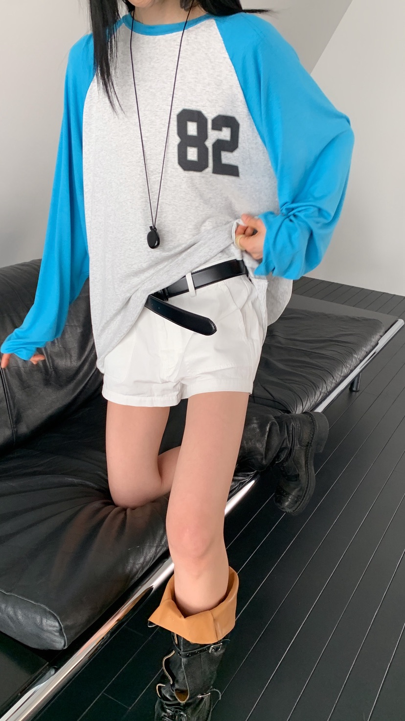 OVER RICH韓國東大門代購女士新品人氣休閑職業T恤插肩袖OVER RICHT恤