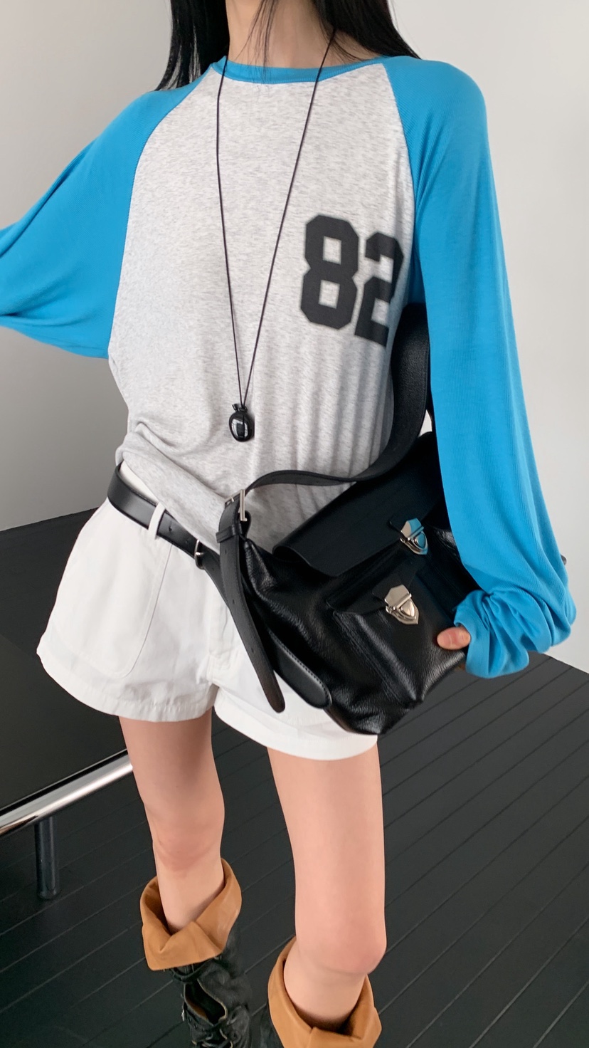 OVER RICH韓國東大門代購女士新品人氣休閑職業T恤插肩袖OVER RICHT恤