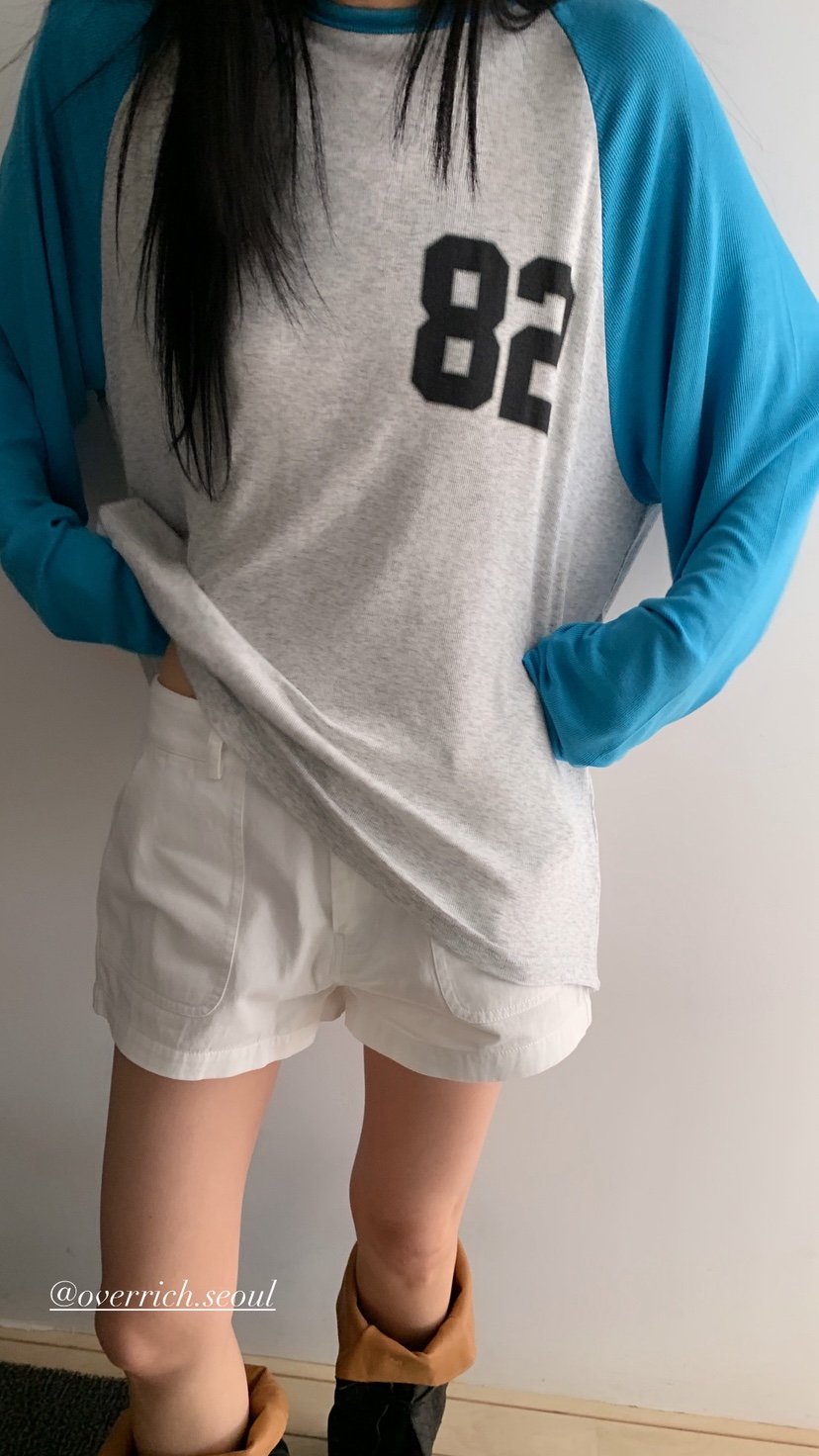 OVER RICH韓國東大門代購女士新品人氣休閑職業T恤插肩袖OVER RICHT恤