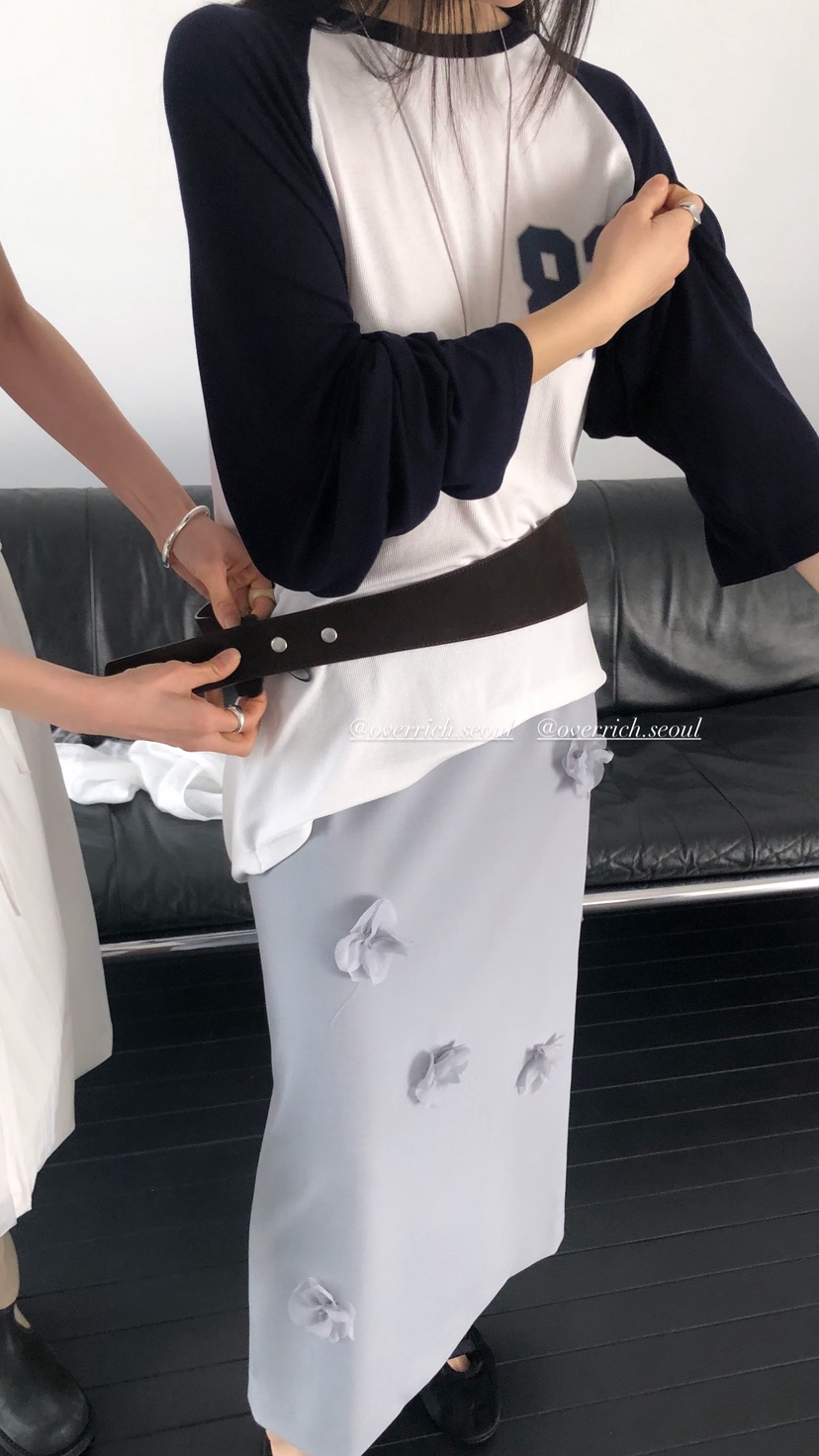 OVER RICH韓國東大門代購女士新品人氣休閑職業T恤插肩袖OVER RICHT恤