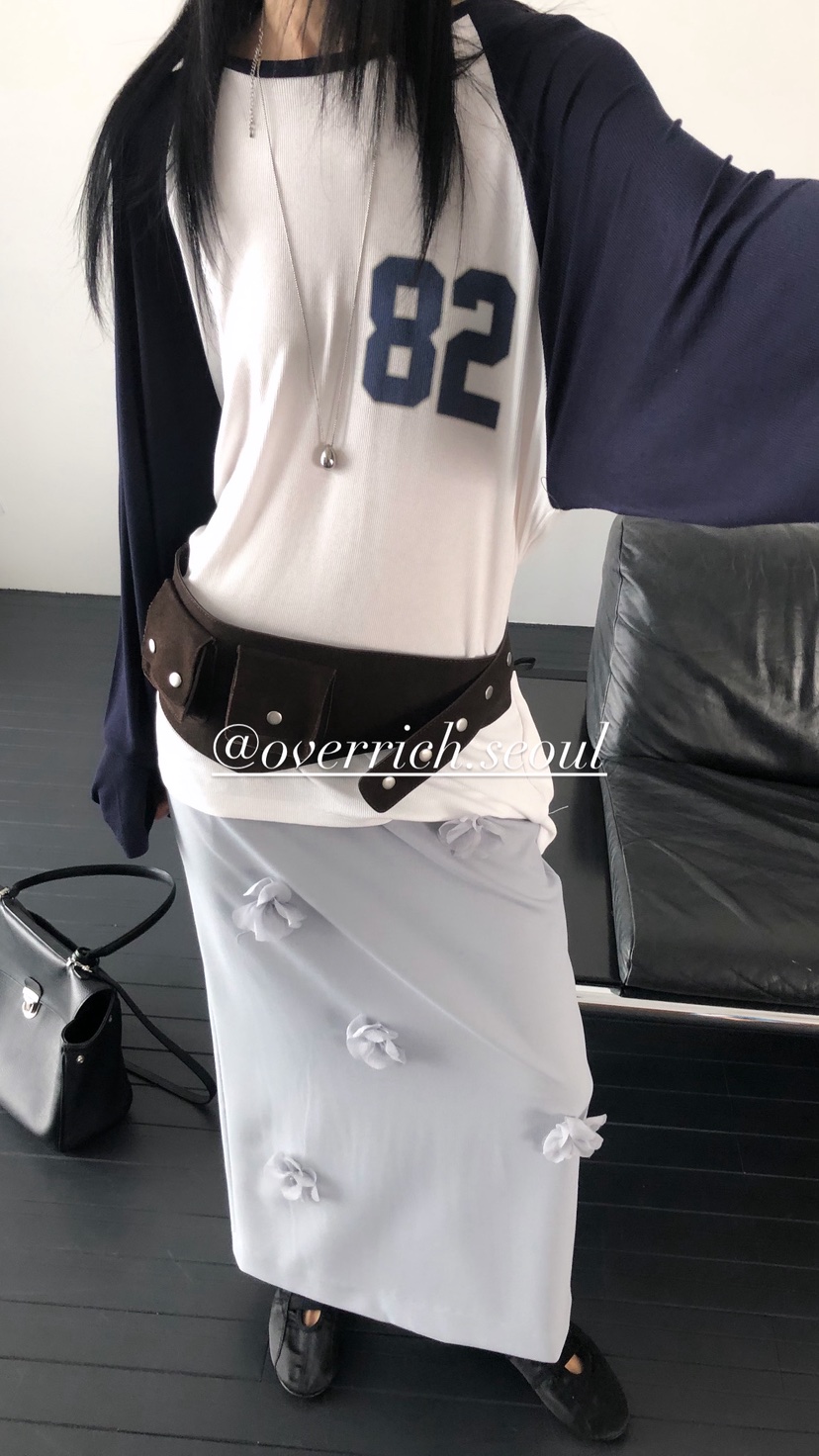 OVER RICH韓國東大門代購女士新品人氣休閑職業T恤插肩袖OVER RICHT恤