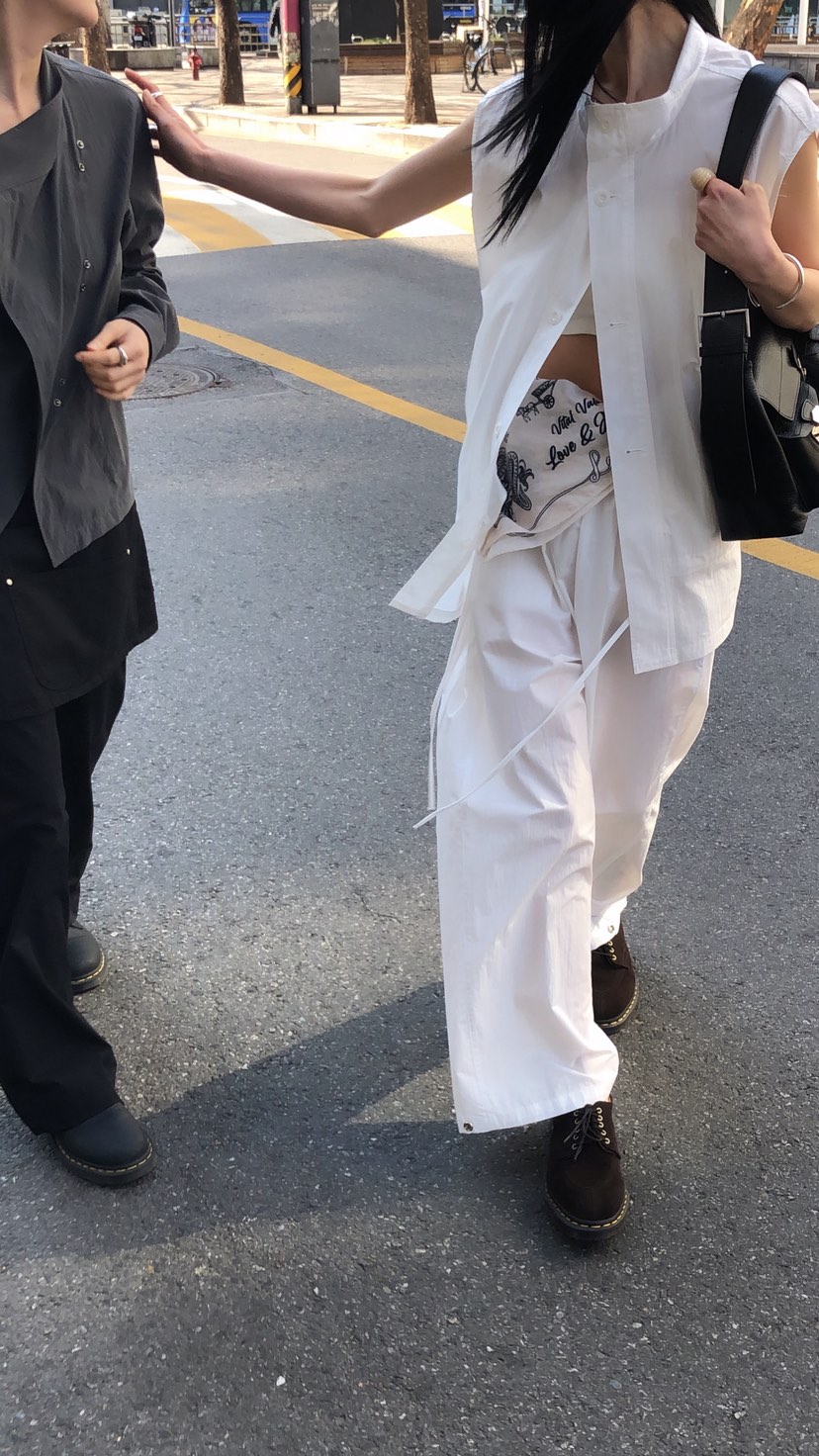 OVER RICH韓國直郵實拍女裝新品時尚休閑職業人氣休閑褲OVER RICH休閑褲