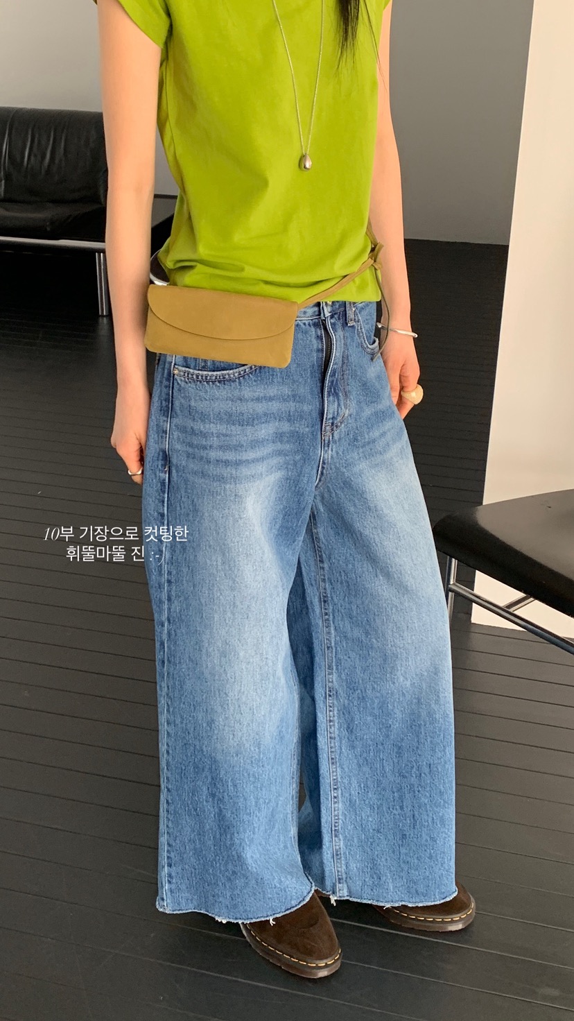 OVER RICH韓國東大門直郵女士新款推薦26春夏時尚牛仔褲OVER RICH牛仔褲