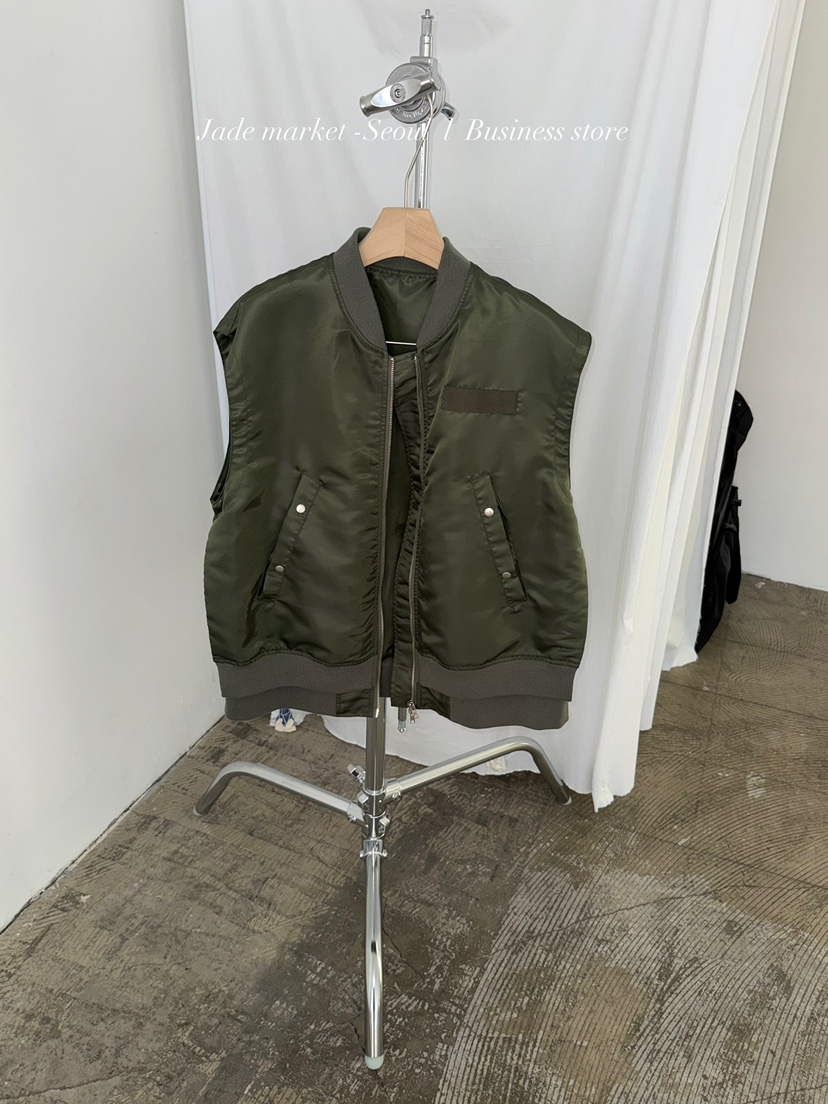 JADEMARKET韓國東大門代購女士新款推薦時尚休閑人氣馬甲JADE MARKET馬甲圖色1