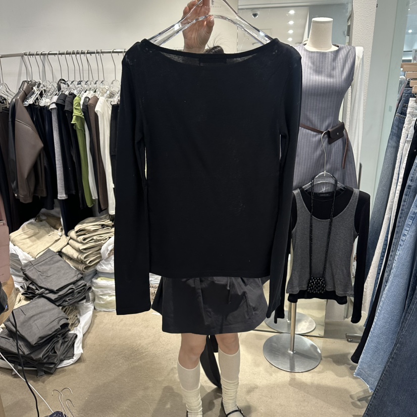 MAGNOLIA36-L韓國東大門代購女裝新品休閑時尚推薦長袖T恤MAGNOLIA36-L長袖T恤