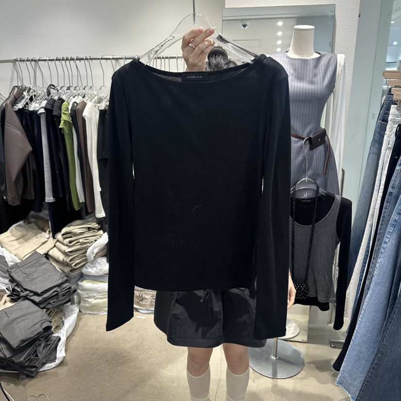 MAGNOLIA36-L韓國東大門代購女裝新品休閑時尚推薦長袖T恤MAGNOLIA36-L長袖T恤圖色4