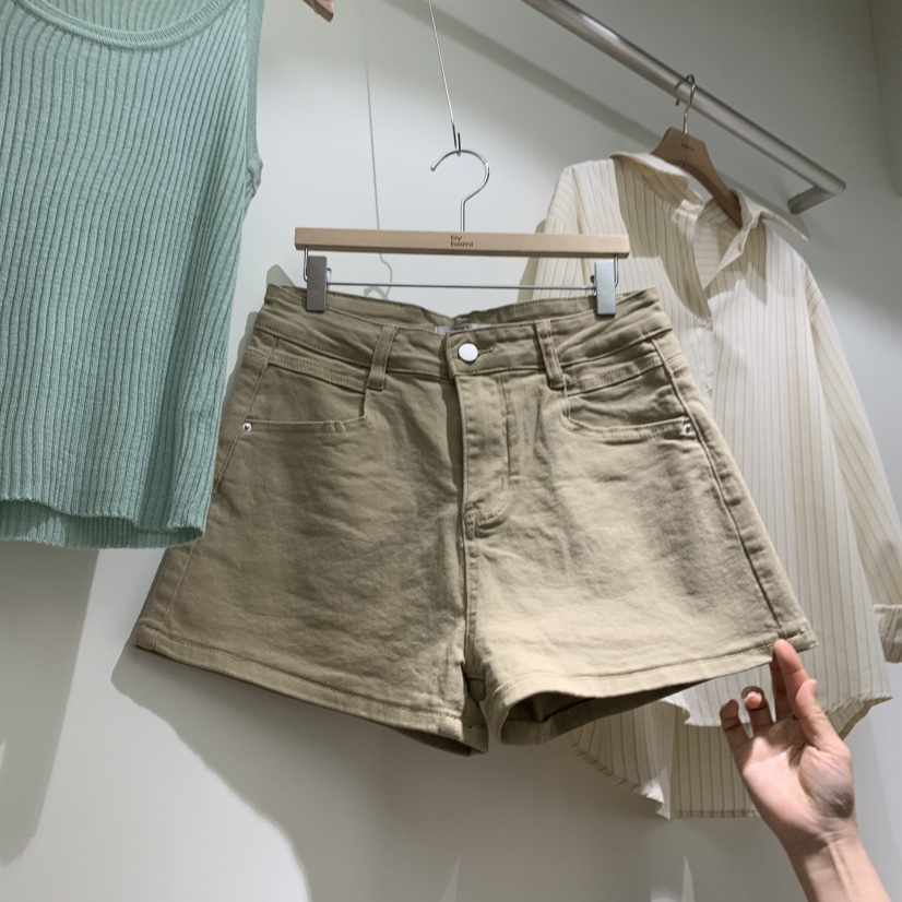 BY BOMI韓國直郵實拍女裝新品職業熱賣26春夏時尚休閑短褲BY BOMI短褲圖色1