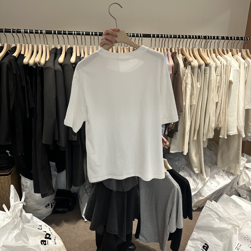 LE BUTTER韓國代購女士新品休閑熱賣人氣時尚推薦職業T恤LE BUTTERT恤