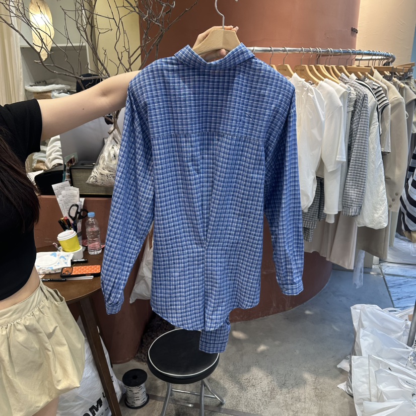 MIENNE韓國直郵實拍女裝新款時尚人氣熱賣襯衫蕾絲衫可拆卸MIENNE襯衫/蕾絲衫