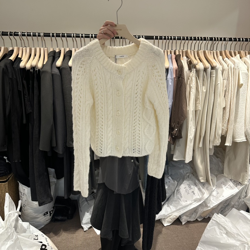 LE BUTTER韓國直郵女裝新品熱賣人氣針織衫羊毛衫蘇格蘭LE BUTTER針織衫圖色1