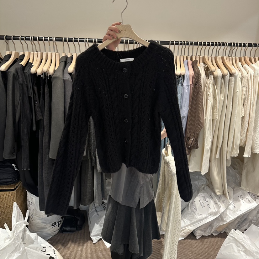 LE BUTTER韓國直郵女裝新品熱賣人氣針織衫羊毛衫蘇格蘭LE BUTTER針織衫圖色2