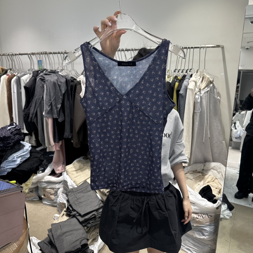 MAGNOLIA36-L韓國東大門直郵女裝新款推薦熱賣吊帶背心鏤空MAGNOLIA36-L吊帶/背心圖色3