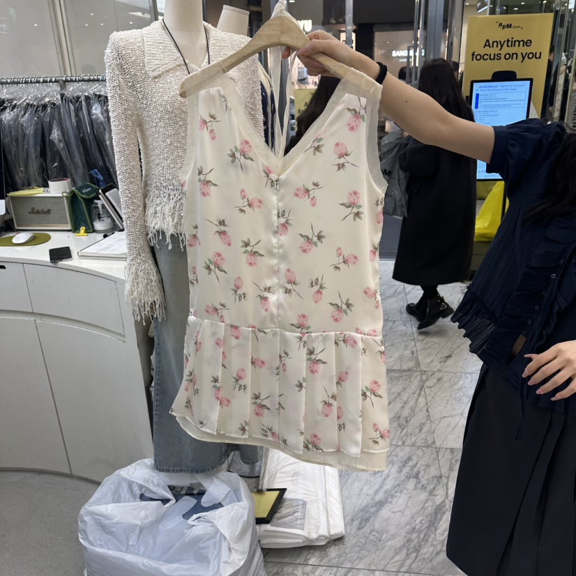 FOUNDATION韓國直郵女士新款推薦職業人氣連衣裙不含配飾FOUNDATION連衣裙