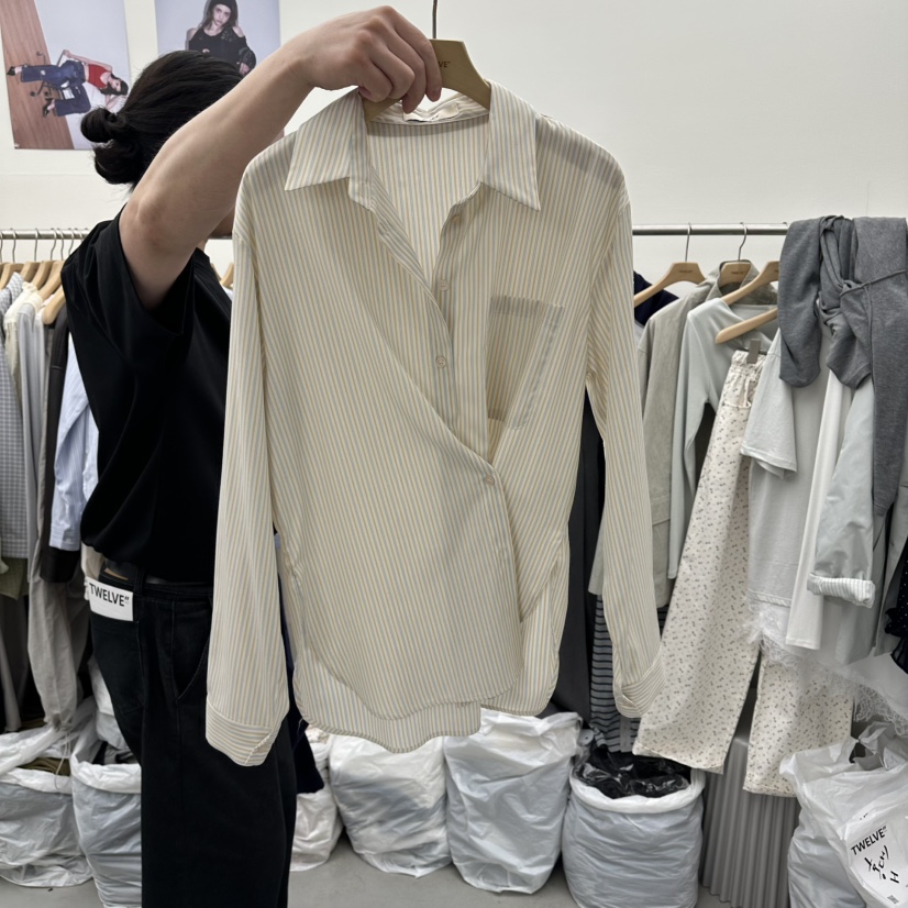 TWELVE韓國東大門直郵女裝新品26春夏時尚推薦襯衫蕾絲衫TWELVE襯衫/蕾絲衫圖色2