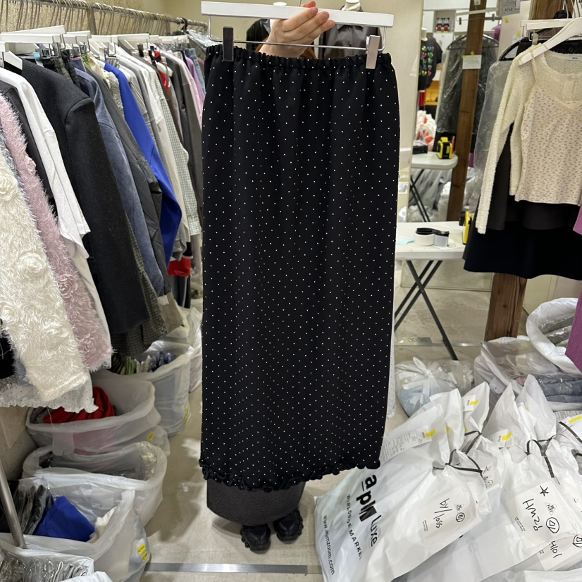 REFLAT韓國代購女裝新款熱賣職業人氣推薦26春夏長裙荷葉邊REFLAT長裙圖色3