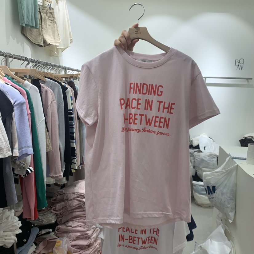 BY BOMI韓國代購女裝新款推薦人氣熱賣職業26春夏休閑T恤BY BOMIT恤圖色5