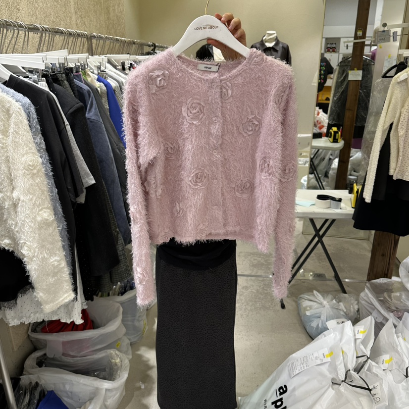 REFLAT韓國直郵女士新品職業推薦時尚26春夏熱賣針織衫開衫REFLAT針織衫圖色2