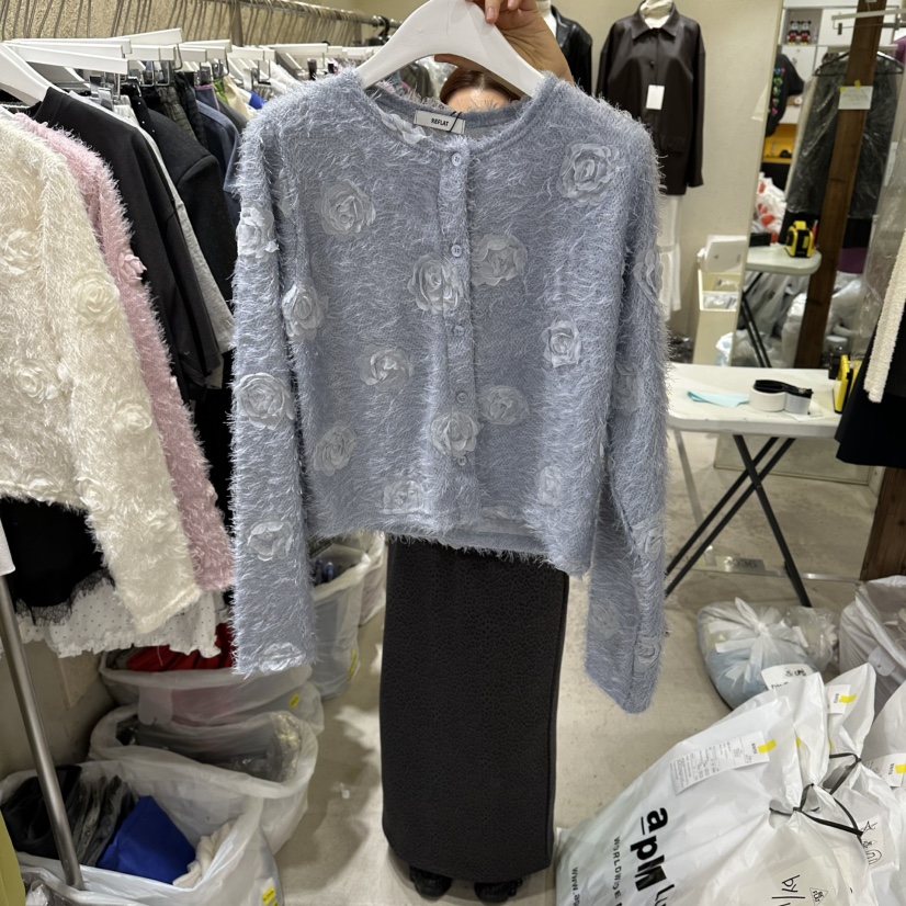 REFLAT韓國直郵女士新品職業推薦時尚26春夏熱賣針織衫開衫REFLAT針織衫圖色3