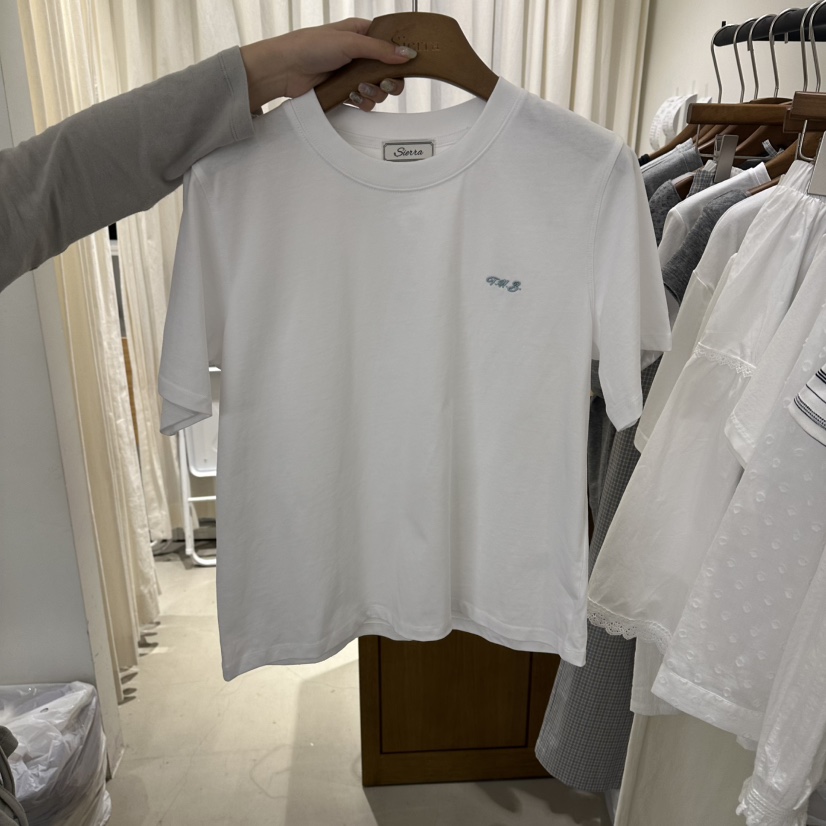 SIERRA韓國東大門直郵女士新品人氣推薦26春夏熱賣休閑T恤SIERRAT恤圖色1