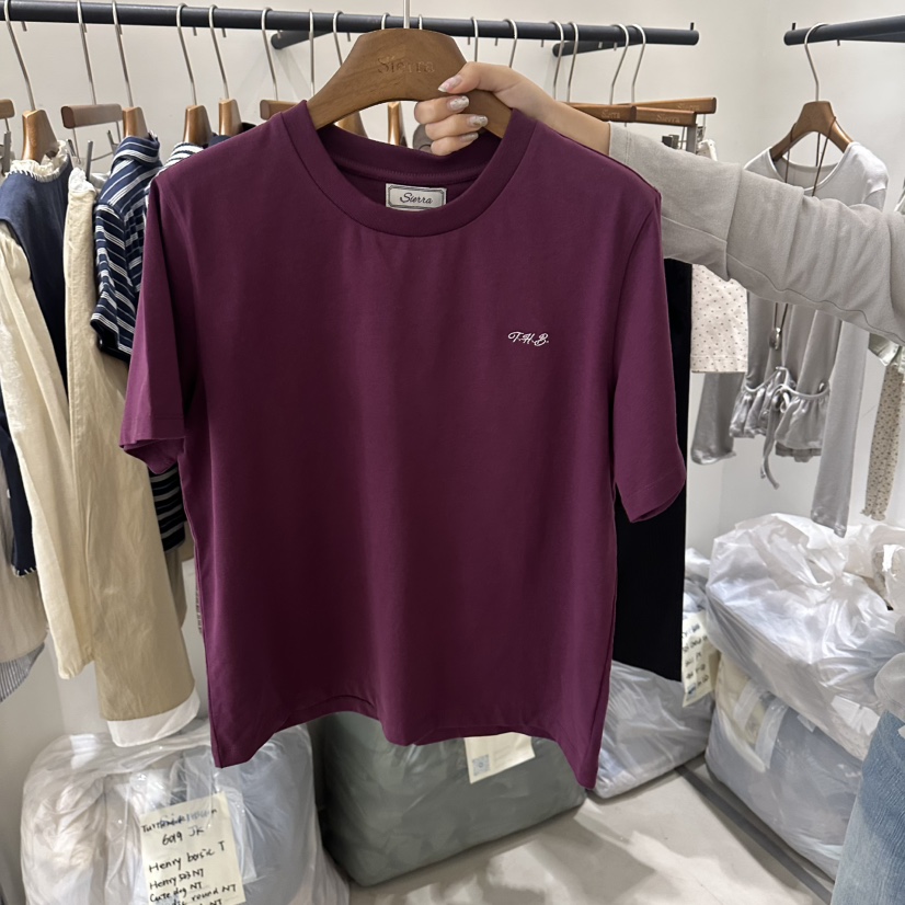 SIERRA韓國東大門直郵女士新品人氣推薦26春夏熱賣休閑T恤SIERRAT恤圖色2