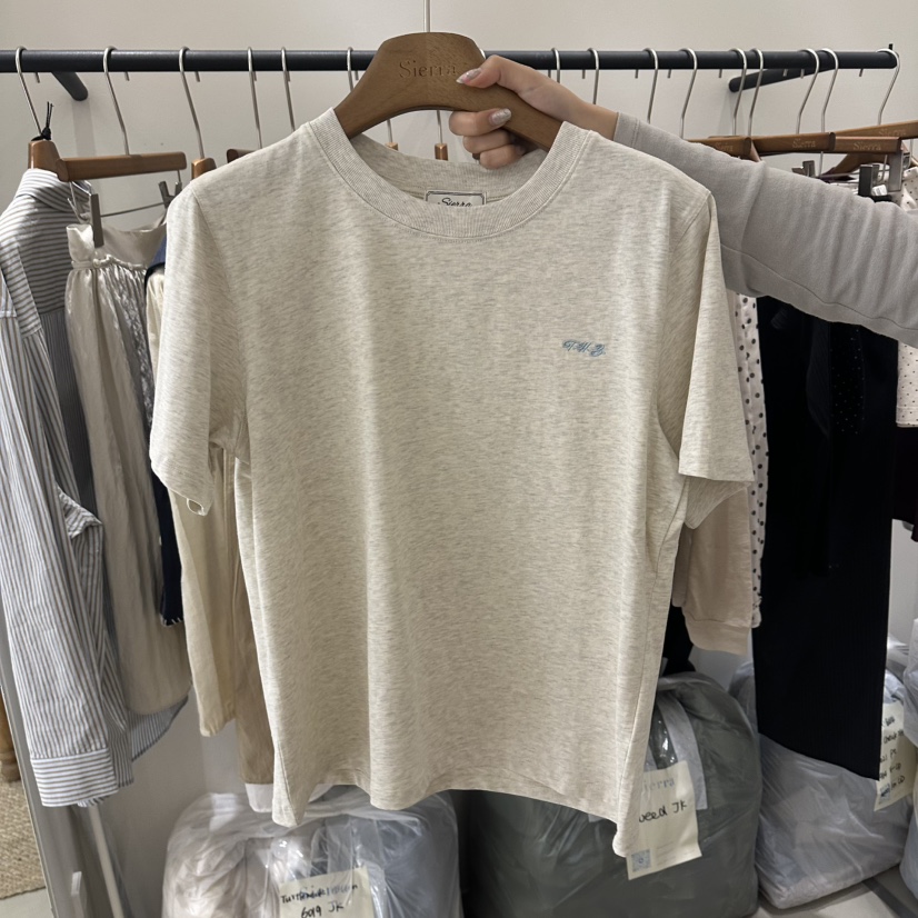 SIERRA韓國東大門直郵女士新品人氣推薦26春夏熱賣休閑T恤SIERRAT恤圖色3