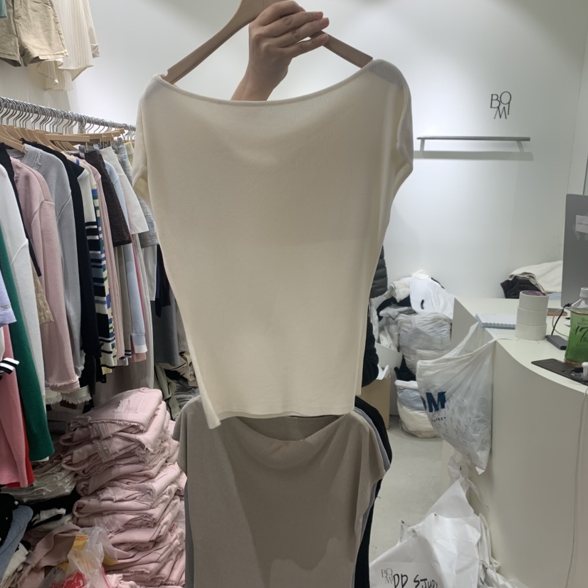 BY BOMI韓國代購女士新款休閑推薦職業人氣26春夏時尚T恤BY BOMIT恤