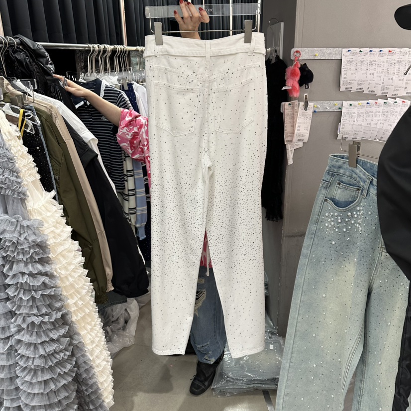 MOMAZU韓國東大門直郵女裝新款熱賣26春夏時尚休閑休閑褲絨MOMAZU休閑褲