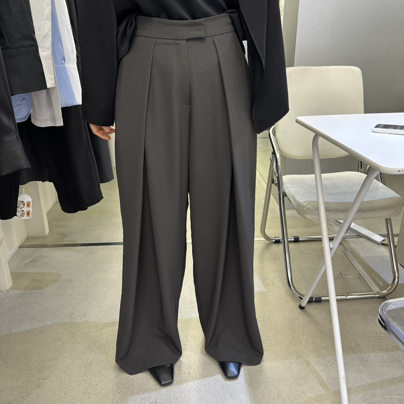 AMON韓國代購女裝新款休閑26春夏人氣職業熱賣推薦休閑褲AMON休閑褲圖色2